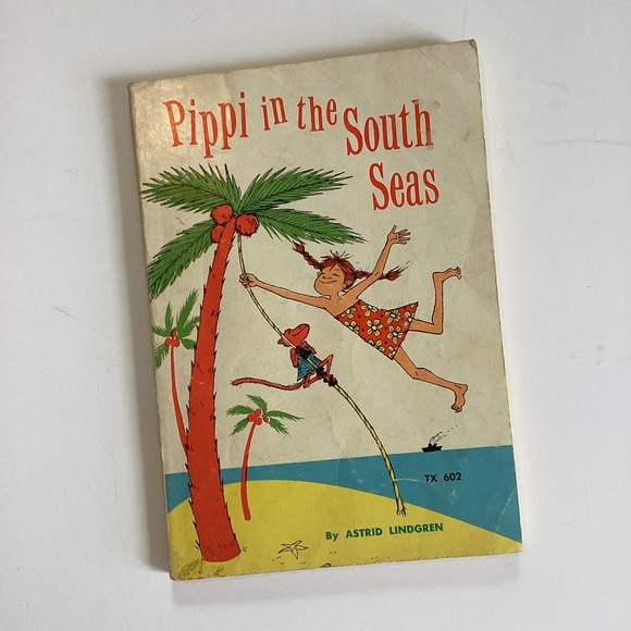 🛍️$5 Add-on🛍️ 1975 Pippi Longstocking book - Picture 1 of 5